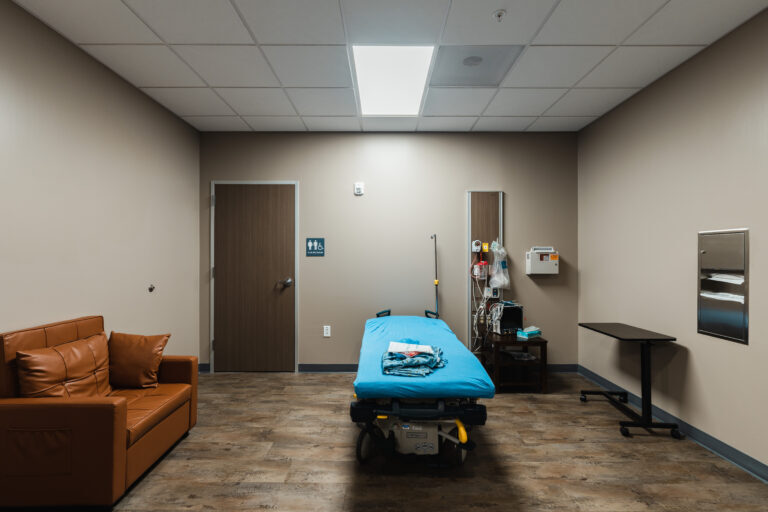 A patient admitted to inpatient bed service in Houston, TX.