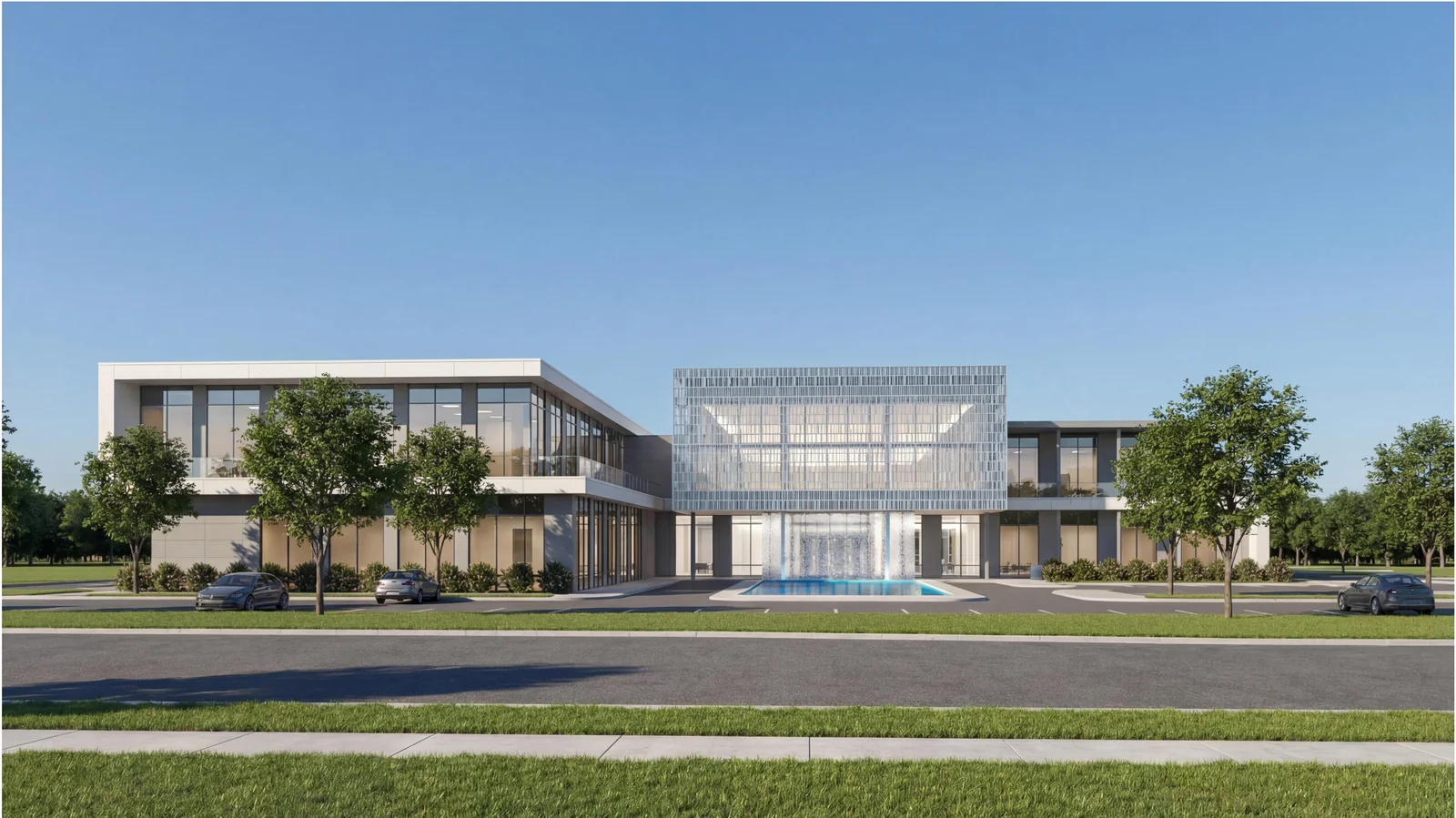 Rendering of the new East Houston Medical Center Baytown, TX campus